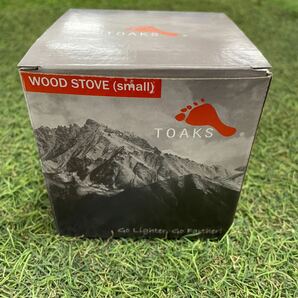 GX4762 TOAKS トークス TITANIUM WOOD STOVE(small) STV-12 ストーブ アウトドア キャンプ 箱傷袋汚れ有り 未使用 保管品 焚き火台の画像4