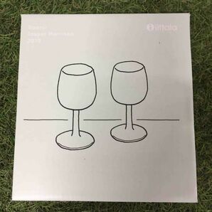 GX2288 iittala イッタラ Raami Aperitif glass Aperitiivilasi 12ml 2個セット 北欧 インテリア 食器 未使用 保管品 グラスの画像3