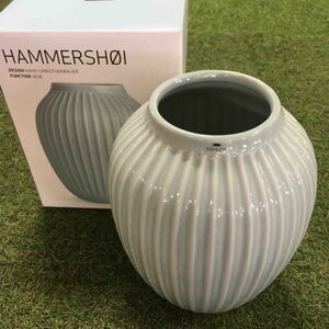 GX2320 KAHLER ケーラー HAMMERSHOI ハンマースホイ 15388 花瓶 255mm ミント 陶器 北欧 インテリア 雑貨 未使用 保管品 花瓶