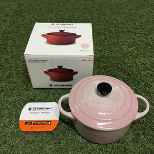 GX2094 LE CREUSET ル・クルーゼ ミニココット ロンド 10cm 250ml シェルピンク 料理 キッチン用品 ココット 未使用 保管品 食器