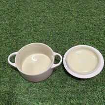 GX2091 LE CREUSET ル・クルーゼ ミニココット ロンド 10cm 250ml シェルピンク 料理 キッチン用品 ココット 未使用 保管品 食器_画像2