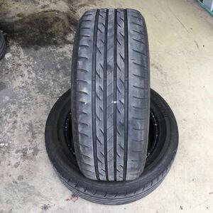 ブリヂストン ネクストリー　BRIDGESTONE 中古　225/55 17 タイヤ2本　21年20年