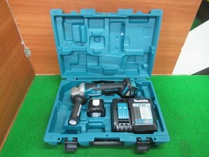 ♪　makita　マキタ　GA416DRG　充電式ディスクグラインダ　100mm　バッテリー×1　充電器　動作確認済み　中古品　展示品　成田店　r3142