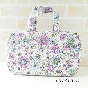  Classic цветок ручная сумка сумка ( серый розовый )