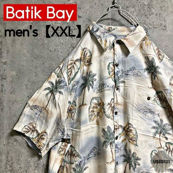 a10【Batik Bay】アロハシャツ　総柄【メンズXXL】