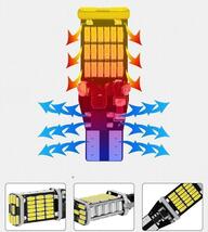 ★T16 T10 LED ホワイト 45SMD 6000Kナンバー灯 直視厳禁 6個_画像6