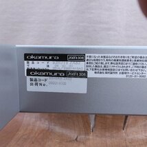 中古 OKAMURA オカムラ テレビ台 93H9AB ZA82 2014年製 シルバー ローボード テレビボード サイドボード_画像4
