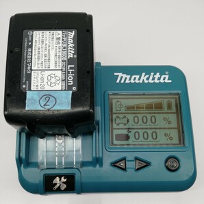 サ) makita マキタ 充電式インパクトドライバ TD172DRGX 電動工具 18V TD172 中古 純正バッテリ2個 管理K ブラック 黒の画像7