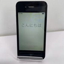 レ) 初期化済み　Apple iPhone 4S 64GB MD259J/A A1387 au判定◯ SIMロック不明　管理tk 送料520円_画像2