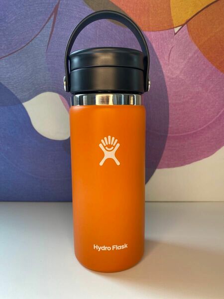 Hydro Flask ワイドマウス【16oz】 (473ml) オレンジ　5月14日発送予定