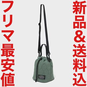 GU ジーユー キルティングサコッシュ UNDERCOVER アンダーカバー オリーブ ミニショルダーバッグ