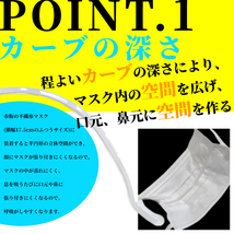 全国送料無料 マスク フレーム 5個 3D 軽量 マスク ガード 不織布マスク用 インナーフレーム 5-MASKHONE_画像6