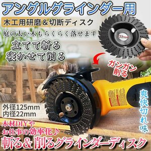 2in1 木工用 研磨ディスク Black アングルグラインダー 研削ディスク グラインダーディスク 径100mm 16cm穴 DIY用 GORIZAN