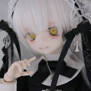 DDH-01 カスタムヘッド(SW肌)＋デカールレジンアイ ソフビ盛り 難あり MDD【TUSK】の画像4