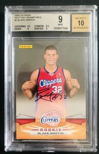 2009-10 Panini next day signatures Blake Griffin BGS9 auto10 rookie autograph card 