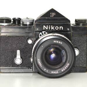 ★良品★ NIKON ニコン F アイレベル ブラック 中期 シャッター全速確認 Ai NIKKOR 20mm F4 #N382の画像2