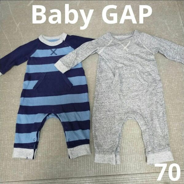 Baby GAP 70 ロンパース2点セット
