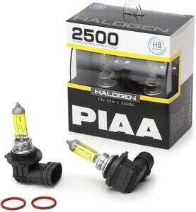 2500K HB(HB3/HB4共用) PIAA ヘッドライト・フォグランプ用 ハロゲン 2500K イエローバルブ 12V 55