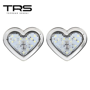 TRS ハート型サイドマーカー LED 12/24V共用 2個セット クリア 315240