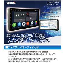 カーオーディオ スマホ連動 ミラーリング ディスプレイオーディオ スマホランチャー AMEX 青木製作所 AMEX-SL01A_画像2