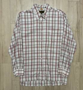 90s ヴィンテージ Timberland ティンバーランド ネルシャツ チェックシャツ / 刺繍タグ サイズL