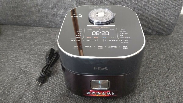 新品未使用　T-fal ティファール　遠赤外線IH炊飯器　ザ・ライス　5.5合　RK8808JP　ブラック