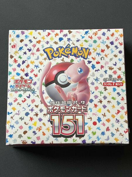 シュリンク付き ポケモンカード 151 拡張パック 未開封1BOX