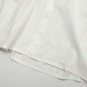TG8503☆ワイズ Y's ヨウジヤマモト 総コットン 半袖 シャツ ブラウス 無地 ポケット付 オフホワイト サイズ3の画像5