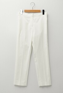 GP8358〇イタリア製*マックスマーラ Max Mara*白タグ*コットン*テーパードパンツ*サイズI J36*ホワイト