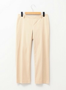 GP7347V Italy made V Salvatore Ferragamo * stretch cotton pants slacks * gun chi-ni charm * size 40* beige group 