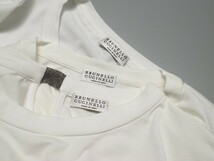 MF6301＝イタリア製*3点セット*ブルネロクチネリ*コットン*長袖/半袖/ノースリーブ*Tシャツ*カットソー*タンクトップ*M*ホワイト系_画像5