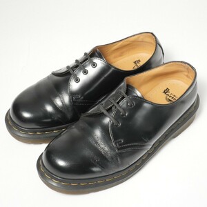 TH2876*Dr.martens ドクターマーチン 1461 3 ホールシューズ UK6 レザーシューズ レースアップシューズ 革靴 ブラック