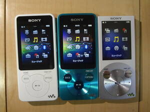 ●(y) SONY /WalkMan デジタルメディアプレーヤー 3種