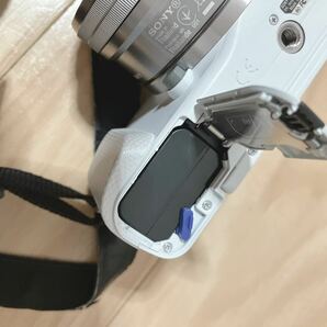 ソニー NEX-3N APS-C 3.5-5.6/PZ 16-50 ミラーレス 一眼カメラ 動作品 バッテリー ボディ シルバー SONY の画像8