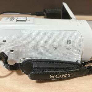 SONY ソニー HDビデオカメラ 60x ZEISS HDR-CX480 コンパクト 本体 バッテリー ハンディカム USB充電 ホワイトの画像3