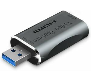 HDMI キャプチャーボード USB3.0 & HDMI 変換アダプタ 低遅延HD画質録画 ビデオキャプチャー ゲーム・ビデオ録画/ライブ配信用キャプチャー