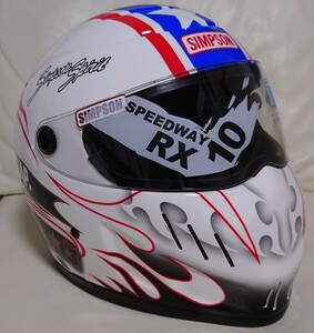 SIMPSON シンプソン SPEEDWAY RX-10 BLUE STER ブルースター復刻 限定品の中古品 サイズ59cm