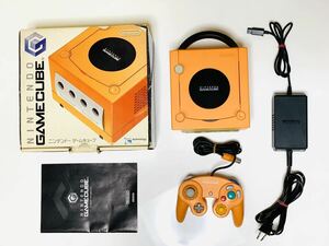 Nintendo GAMECUBE GC DOL - 001 JPN orange ( オレンジ ) ニンテンドーゲームキューブGC DOL-001 JPN