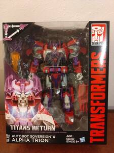 未開封 アルファトライオン タイタンズリターン トランスフォーマータカラトミー TR TRANSFORMERS TITANS RETURN ALPHATRIONHasbro