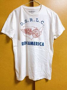 未使用 DENIM&SUPPLY デニム&サプライ ラルフローレン ロゴプリント Tシャツ ホワイト系 Sサイズ