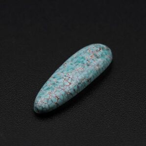 Natural High Grade Red Web Number Eight #8 Turquoise Cab 3.85 ctの画像1