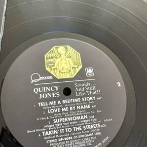 QUINCY JONES / SOUNDS.. 日本盤 1978年 帯なし、ライナーノーツありの画像3