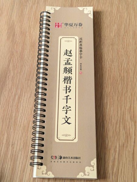 趙孟フ 楷書千字文 臨書カード 古典 書道本 習字