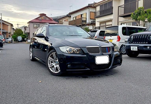 極上車☆諸費用なし☆車検2年付き☆BMW 325i ツーリング Mスポーツ☆8万Km☆ETC、17インチ純正アルミ、Bluetooth☆プッシュスタート、E91