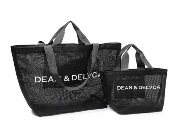 【2点セット】DEAN&DELUCA ディーン&デルーカ メッシュトートバッグ