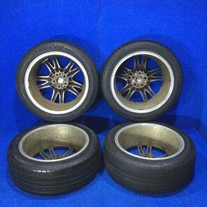 [AK-0014933] スバル インプレッサ WRX STI GDB 前期 丸目 純正 17インチ 7.5J +53 5H100 225/45R17 HANKOOK VENTUS SIM4の画像5