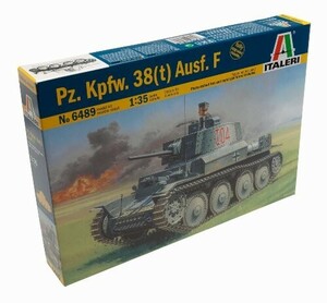 タミヤ イタレリ 1/35 ミリタリーシリーズ 6489 ドイツ 戦車 38 (t) F型 38