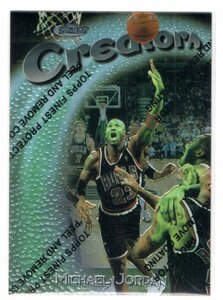 Michael Jordan 1997-98 Topps Finest Creators Silver w/Coating #287