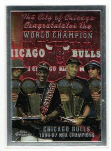 Michael Jordan 1997-98 Topps Crome #51 CHICAGO BULLS