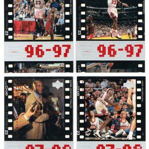 Michael Jordan 1998-99 Upper Deck MJ Timeframe 96-97～97-98 4cardsの画像1